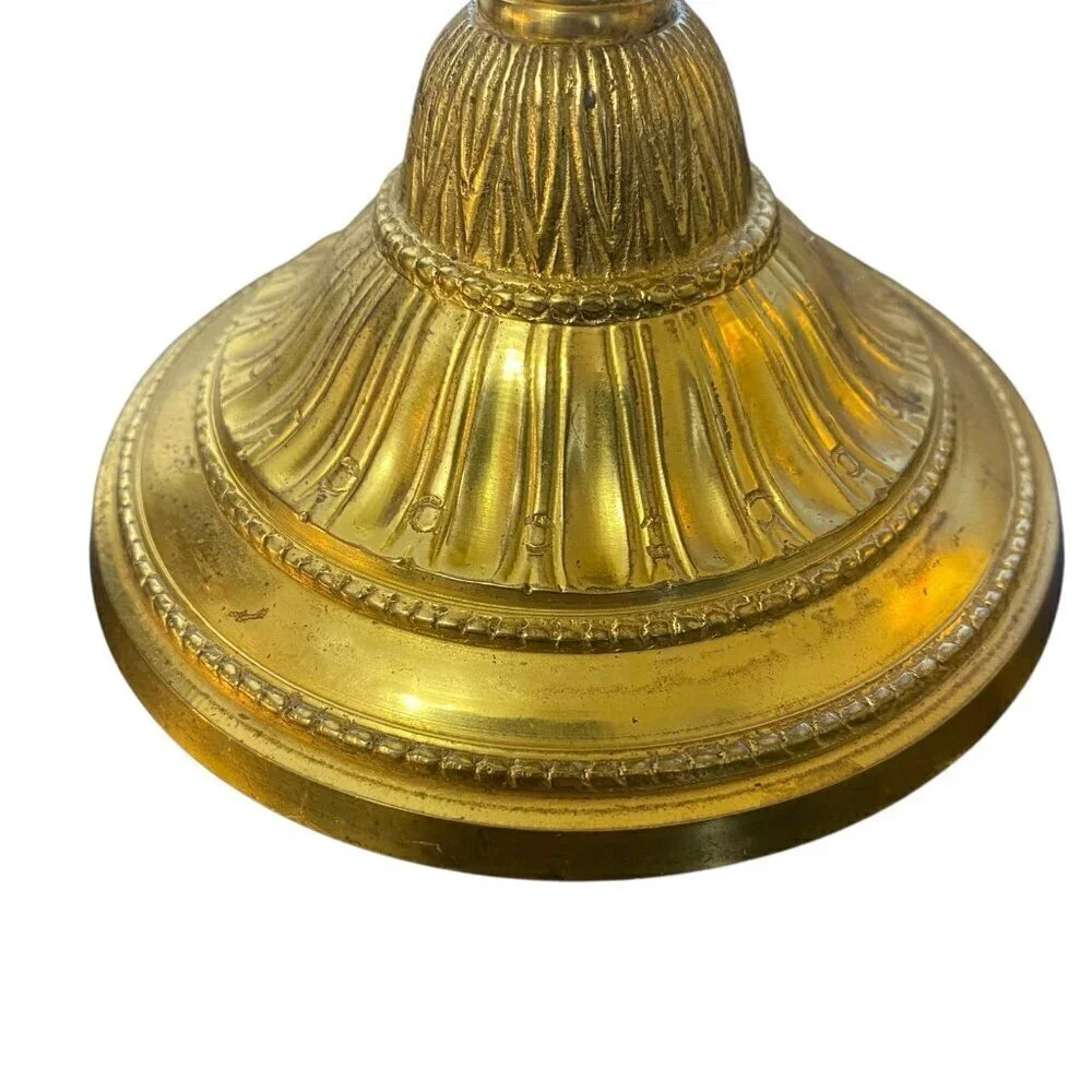 Brass Decorative Candlestick Holder 9 Inch India
